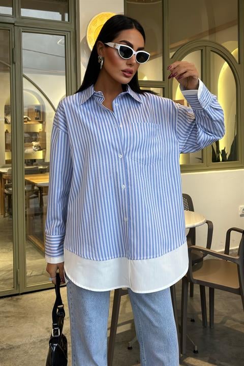 Striped Oversized Shirt